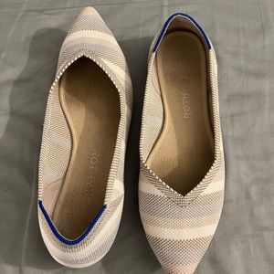 Rothy’s The Point in Golden Stripe